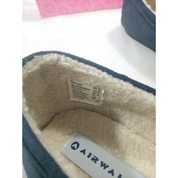 Women's Flake Airwalk Suede Flats Size 10 Navy Blu - Picture 6 of 7